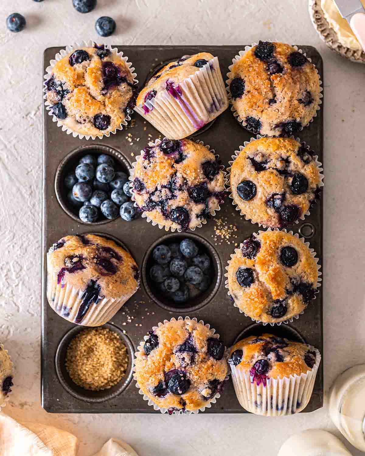 Blueberry muffins